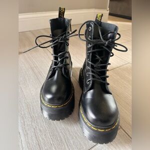 Dr. Martens Black Platform Boots